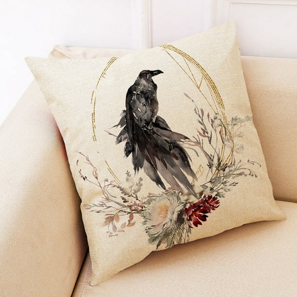 Cover Bird Home Linen case 18" Cushion Decor Cotton Animal printing Pillows 